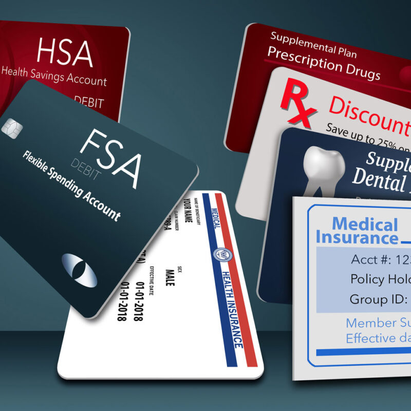 cards that represent such as credit card, debit card, policy card.